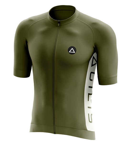 Men's Short Sleeve Cycling Olive