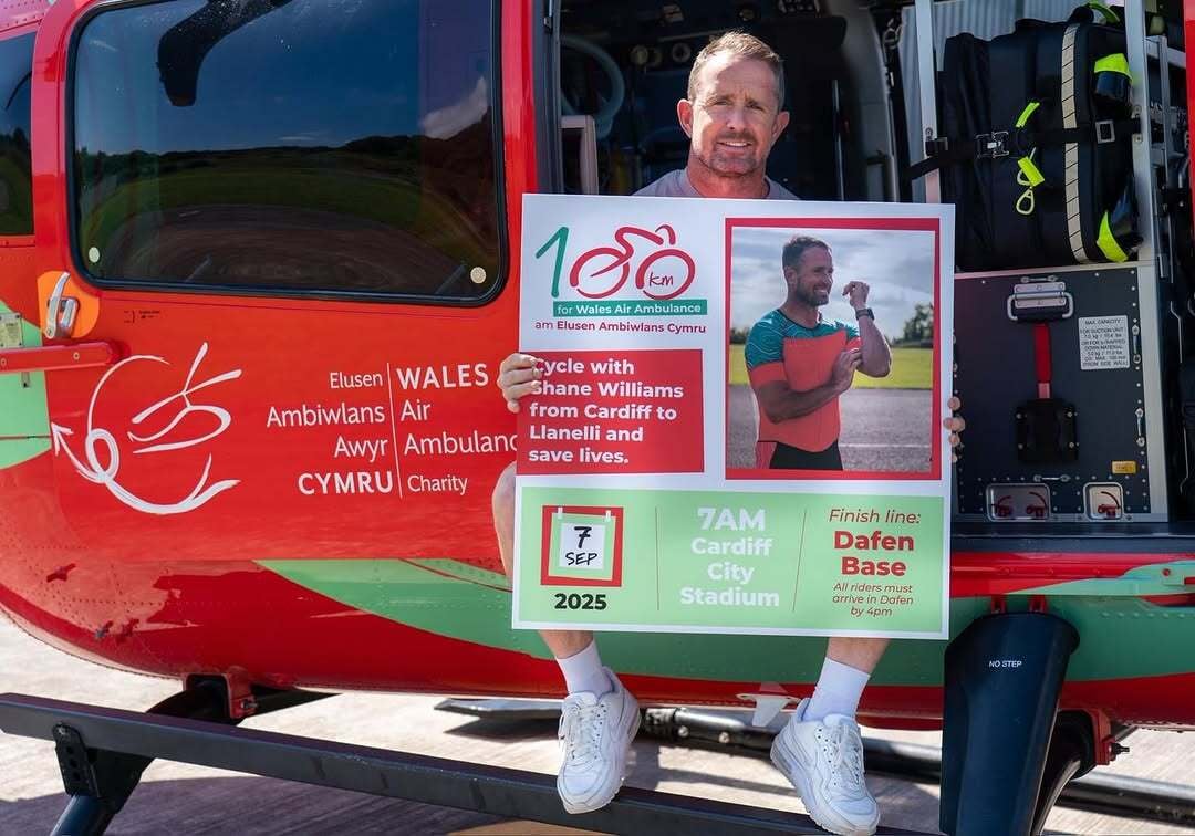 Shane Williams Wales Air Ambulance